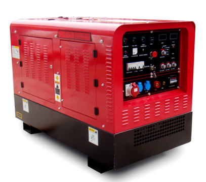 Building material stores shanghai miller kubota engine 400Amp silent diesel welder generator for sale