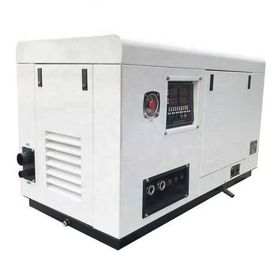 CCFJ9J White Soundproof Cabin Marine Single Phase 12 KVA Silent Welder Diesel Generator CCFJ9J